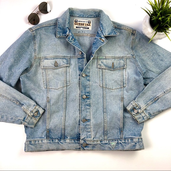 Vintage 8s Guess Denim Jean Jacket 